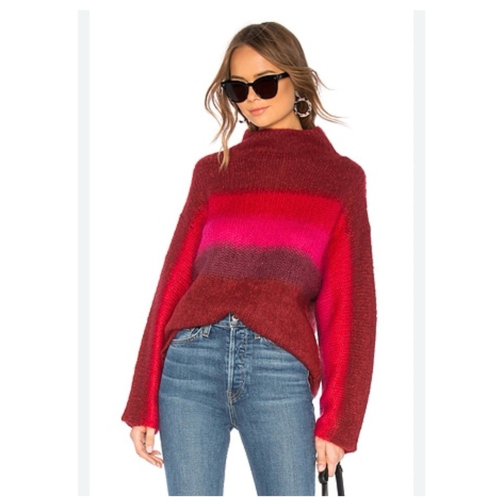 rag & bone Burgundy and Fuchsia Turtleneck Sweater
Original Price: $495
